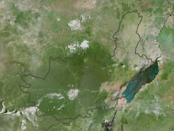 Ituri Província República Democrática Congo Mapa Satélite Alta Resolução — Fotografia de Stock