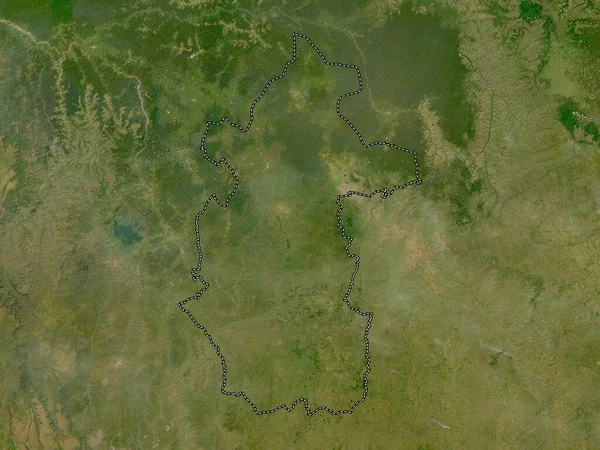 Kasai Central Província República Democrática Congo Mapa Satélite Baixa Resolução — Fotografia de Stock