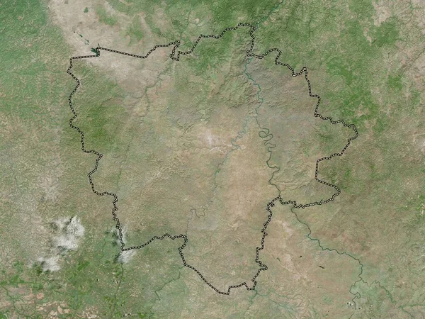 Kasai Oriental Província República Democrática Congo Mapa Satélite Alta Resolução — Fotografia de Stock
