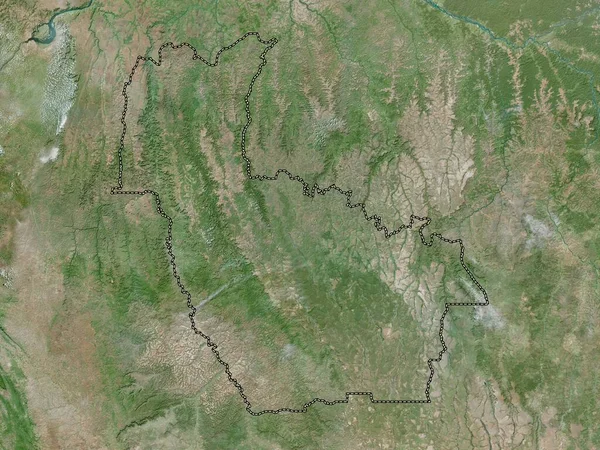 Kwango 刚果民主共和国省 高分辨率卫星地图 — 图库照片