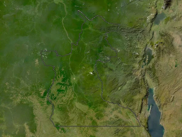 Maniema Provincia República Democrática Del Congo Mapa Satelital Baja Resolución — Foto de Stock