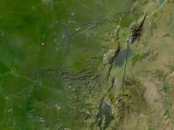 Nord Kivu Provincie Democratische Republiek Congo Satellietkaart Met Lage Resolutie — Stockfoto