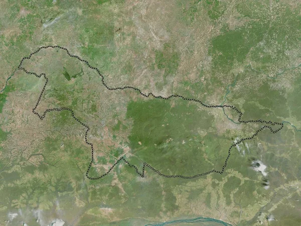 Nord Ubangi Província República Democrática Congo Mapa Satélite Alta Resolução — Fotografia de Stock