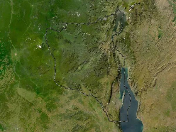Sud Kivu Provinsen Demokratiska Republiken Kongo Lågupplöst Satellitkarta — Stockfoto