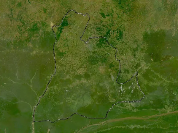 Sud Ubangi Provincia Della Repubblica Democratica Del Congo Mappa Satellitare — Foto Stock