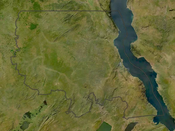 Tanganjika Provinz Demokratische Republik Kongo Satellitenkarte Mit Niedriger Auflösung — Stockfoto