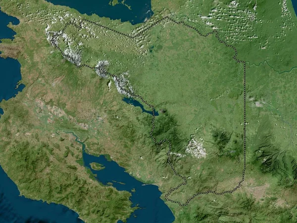 Alajuela Kosta Rika Ili Yüksek Çözünürlüklü Uydu Haritası — Stok fotoğraf