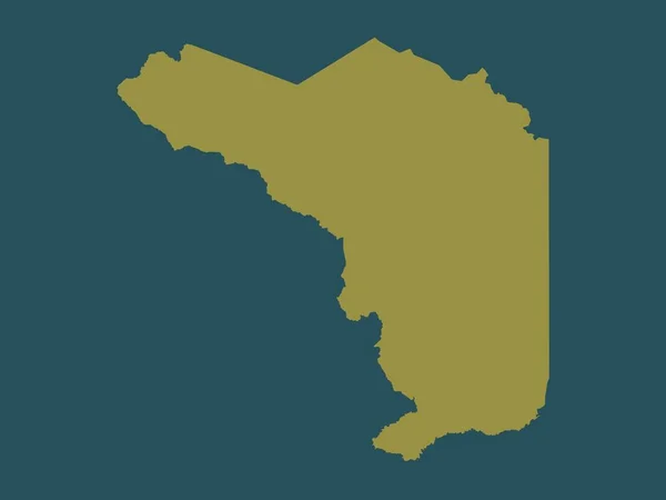 コスタリカの州 アラフエラ 単色形状 — ストック写真