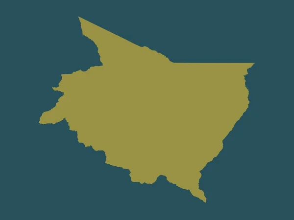 コスタリカの州 カルタゴ 単色形状 — ストック写真
