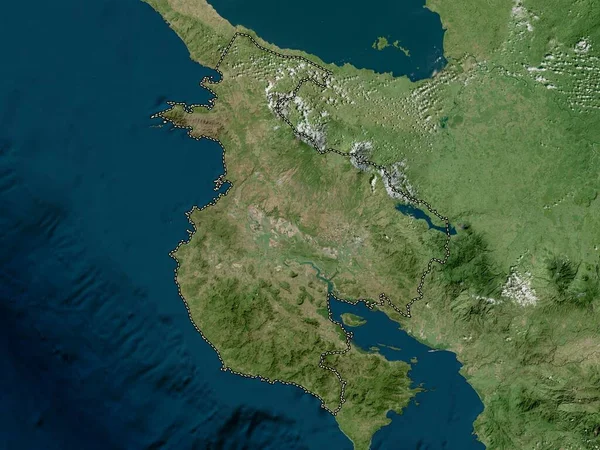 Guanacaste Province Costa Rica Carte Satellite Haute Résolution — Photo