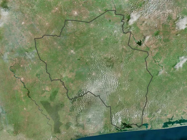 Джибуа Район Кот Ивуар Карта Высокого Разрешения — стоковое фото