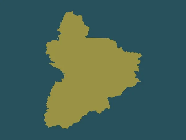 ヴァレー バンダマ ディヴォワール県の県 単色形状 — ストック写真