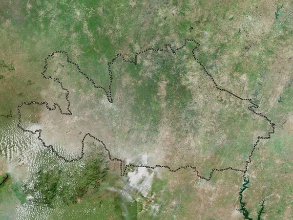 Woroba Distrito Costa Marfil Mapa Satélite Alta Resolución —  Fotos de Stock