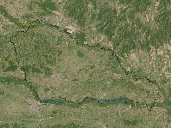 Medimurska Condado Croacia Mapa Satelital Baja Resolución — Foto de Stock