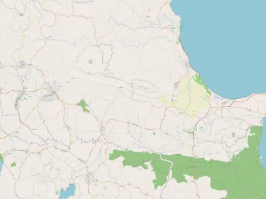 Duarte, Dominik Cumhuriyeti vilayeti. Açık Sokak Haritası