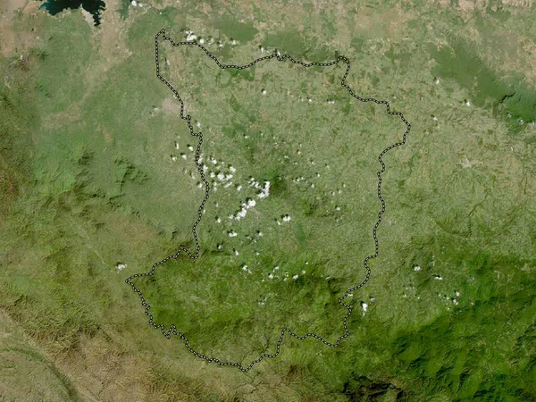 Dajabon Oblast Dominikánské Republiky Satelitní Mapa Nízkým Rozlišením — Stock fotografie
