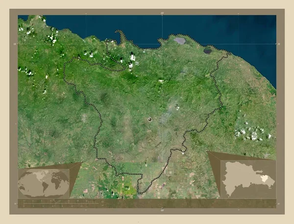 Seybo Provincia Della Repubblica Dominicana Mappa Satellitare Alta Risoluzione Mappa — Foto Stock