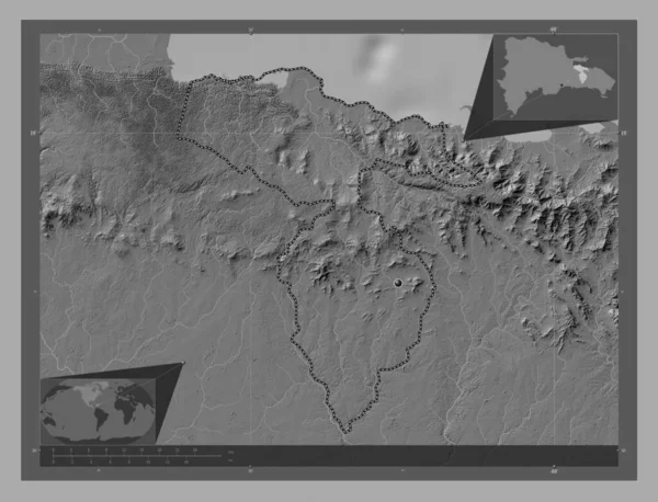Starosta Hato Provincie Dominikánská Republika Mapa Nadmořské Výšky Jezery Řekami — Stock fotografie