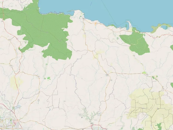 Hato Mayor Província República Dominicana Abrir Mapa Ruas — Fotografia de Stock