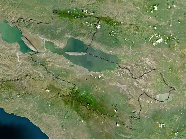 Oberoende Provinsen Dominikanska Republiken Högupplöst Satellitkarta — Stockfoto