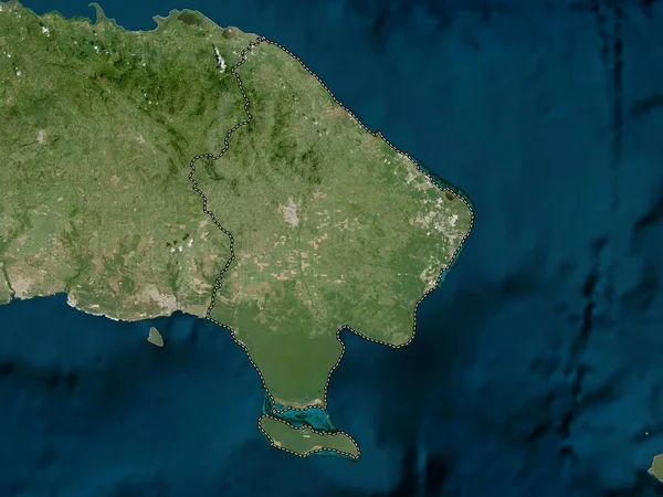 Altagracia Provinz Dominikanische Republik Satellitenkarte Mit Niedriger Auflösung — Stockfoto