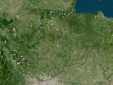 Monte Plata, Dominik Cumhuriyeti ili. Düşük çözünürlüklü uydu haritası