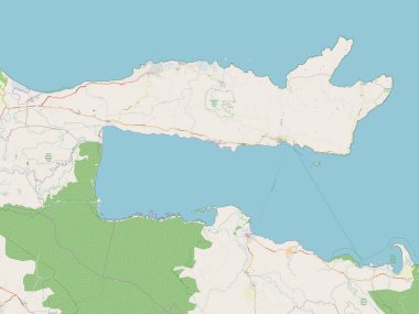Samana, Dominik Cumhuriyeti ili. Açık Sokak Haritası