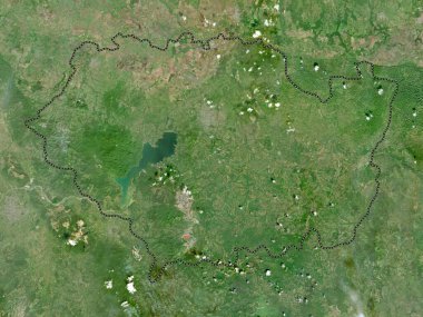 Sanchez Ramirez, Dominik Cumhuriyeti ili. Yüksek çözünürlüklü uydu haritası