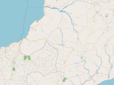 Bobonaro, Doğu Timor belediyesi. Açık Sokak Haritası