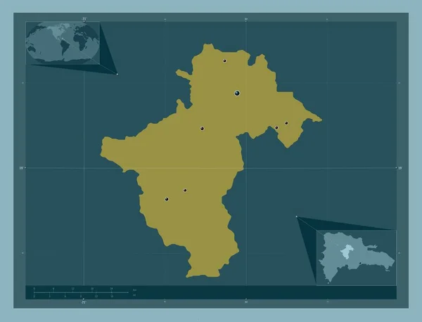 Vega Provincia Della Repubblica Dominicana Forma Tinta Unita Località Delle — Foto Stock