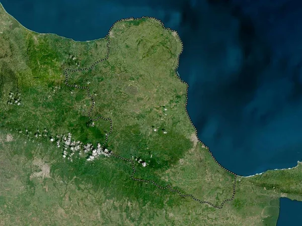 Μαρία Τρινιντάντ Σάντσεζ Επαρχία Δομινικανής Δημοκρατίας Χάρτης Δορυφόρου Χαμηλής Ανάλυσης — Φωτογραφία Αρχείου