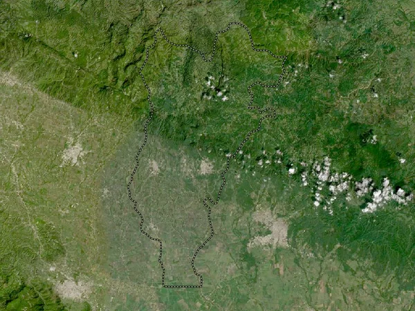 Salcedo Província República Dominicana Mapa Satélite Baixa Resolução — Fotografia de Stock