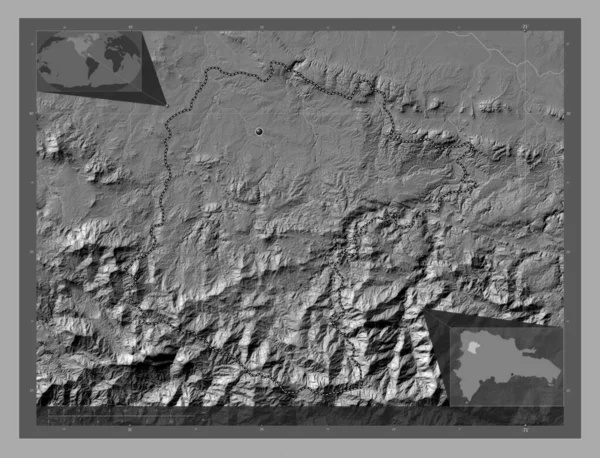 Santiago Rodriguez Επαρχία Δομινικανής Δημοκρατίας Bilevel Υψομετρικός Χάρτης Λίμνες Και — Φωτογραφία Αρχείου