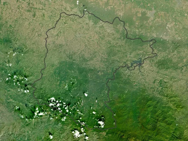 Santiago Rodriguez Oblast Dominikánské Republiky Satelitní Mapa Vysokým Rozlišením — Stock fotografie
