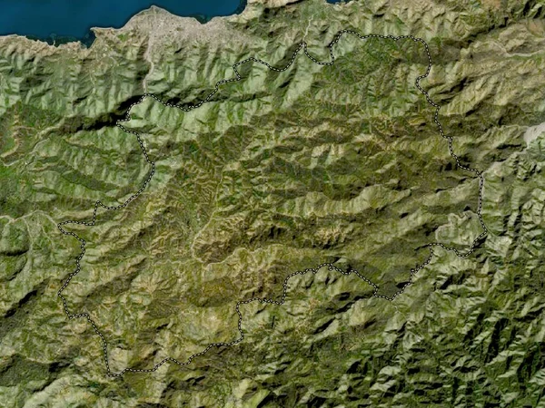 Aileu Comune Timor Est Mappa Satellitare Bassa Risoluzione — Foto Stock