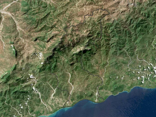 Ainaro Comune Timor Est Mappa Satellitare Alta Risoluzione — Foto Stock