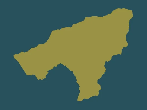 東チモールの自治体だ 単色形状 — ストック写真