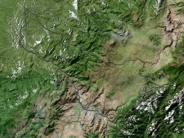 Carchi Provincia Ecuador Mapa Satélite Alta Resolución — Foto de Stock