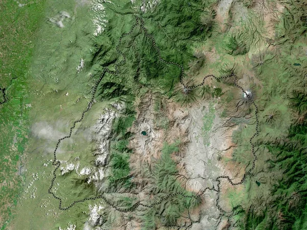 Cotopaxi Província Equador Mapa Satélite Alta Resolução — Fotografia de Stock