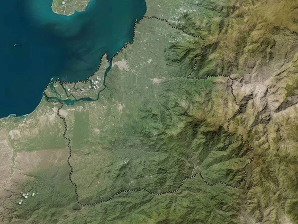 Oro Provinsen Ecuador Lågupplöst Satellitkarta — Stockfoto