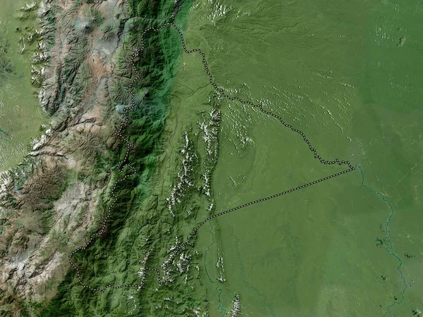 Морона Сантьяго Провинция Эквадор Карта Высокого Разрешения — стоковое фото