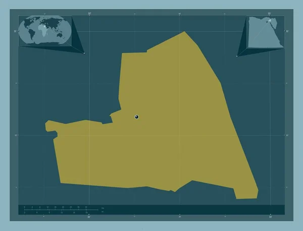 이집트의 이스마일 Ismailiyah 입니다 색깔의 Corner Auxiliary Location — 스톡 사진