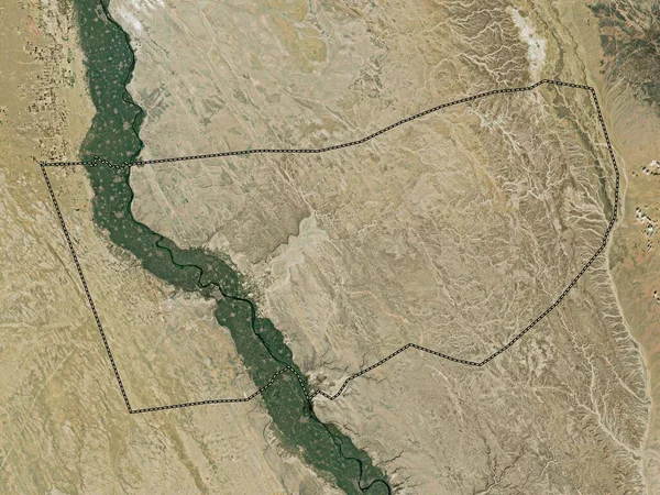Asiut Gobernación Egipto Mapa Satélite Alta Resolución —  Fotos de Stock