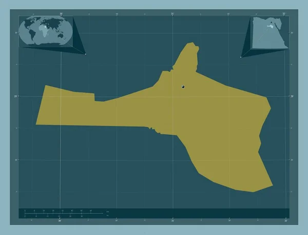 바니수와 이집트를 색깔의 Corner Auxiliary Location — 스톡 사진