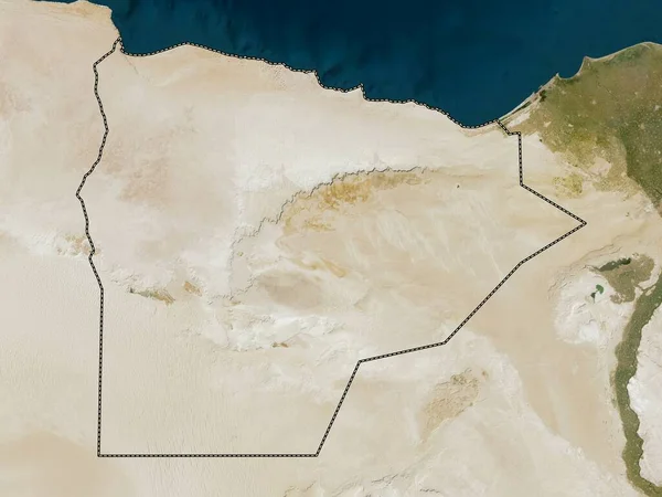 Matrouh Governatorato Egitto Mappa Satellitare Bassa Risoluzione — Foto Stock