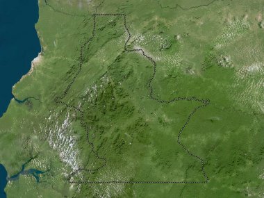 Centro Sur, Ekvator Ginesi ili. Yüksek çözünürlüklü uydu haritası