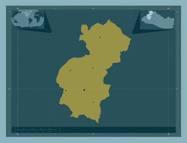 Santa Ana Departement Salvador Stevige Kleurvorm Locaties Van Grote Steden — Stockfoto