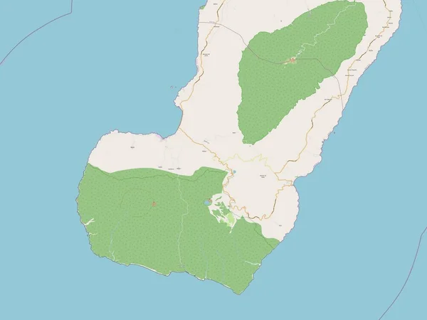 Bioko Sur Province Equatorial Guinea Open Street Map — Stock Photo, Image