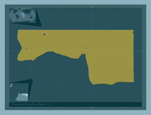 Нтем Провинция Экваториальная Гвинея Твердая Форма Цвета Места Расположения Крупных — стоковое фото