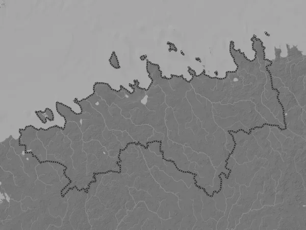 Χάρτζου Επαρχία Της Εσθονίας Υψόμετρο Bilevel Λίμνες Και Ποτάμια — Φωτογραφία Αρχείου